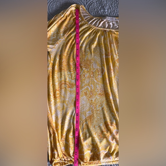 MICHAEL Michael Kors Yellow Paisley Blouse - Picture 8 of 8